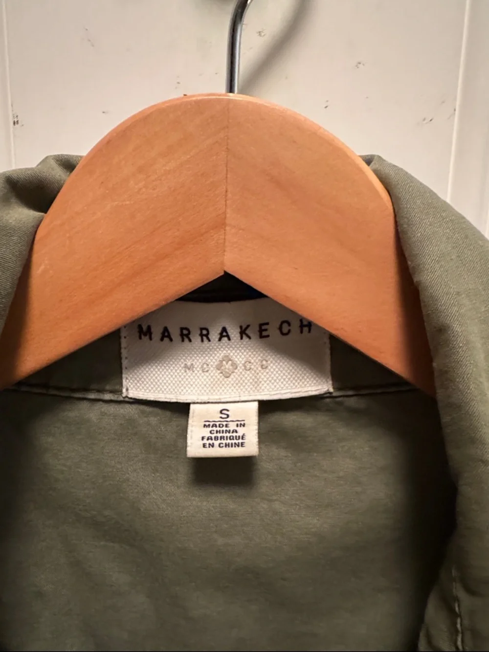 Marrakech Olive Utility Jacket with Waist Drawcord - Picture 2 of 3